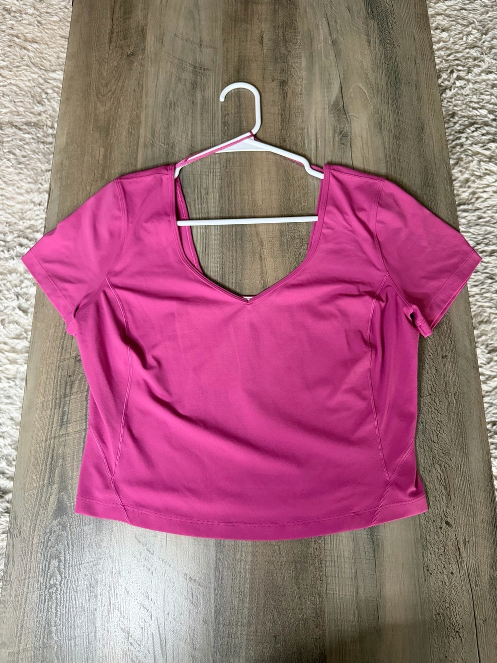 NWOT Lululemon Align Tee Sz 12 *magenta purple*